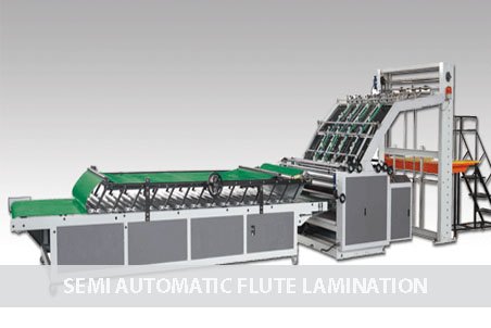 semi automatic flute lamination